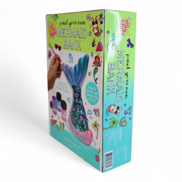 Paint Your Own Mermaid Bank Kit By Just My Style - Picture 5 of 6